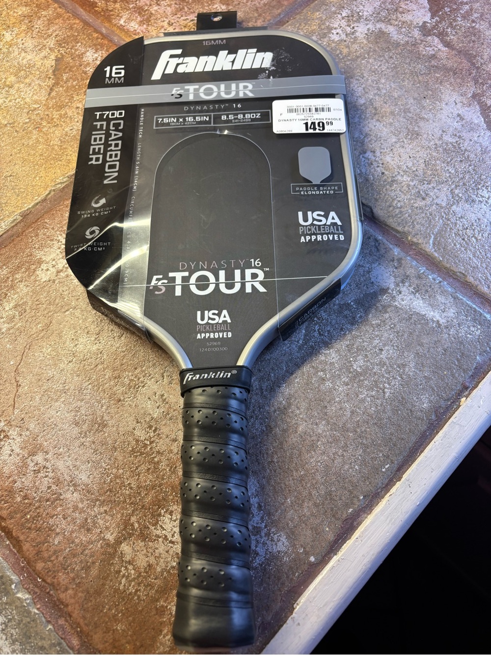 Dynasty 16 FS Tour Pickleball Paddle - Black